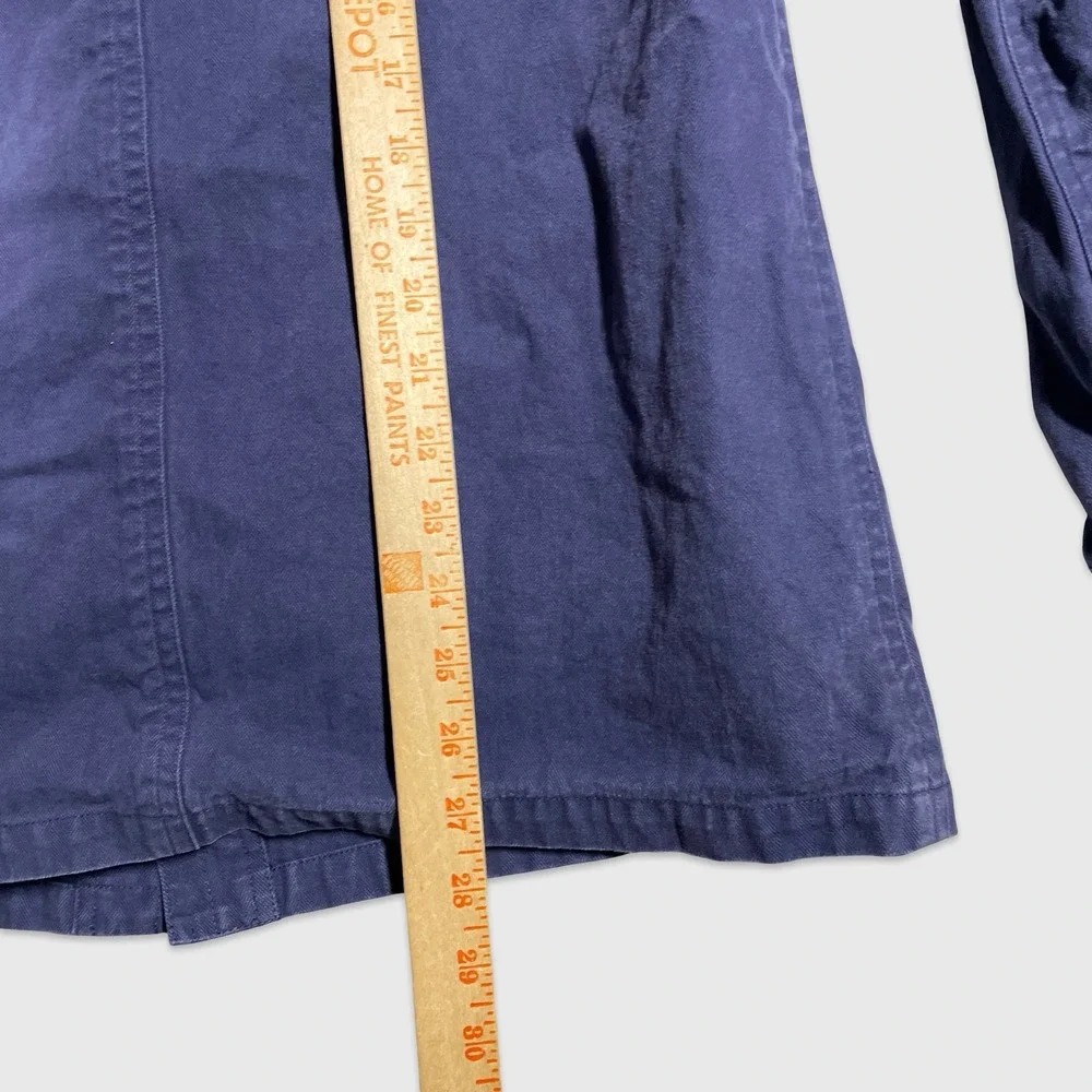 Citadelle Gin de France Chore Coat Mens Small Blue French Workwear Jacket